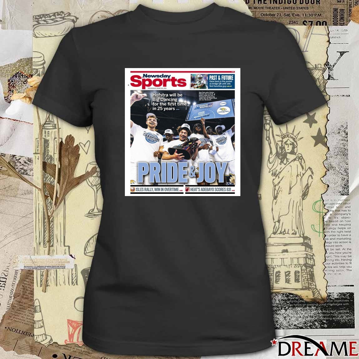Newsday Sports Hofstra Pride And Joy Win CAA Tournament March 11, 2026 t-shirt