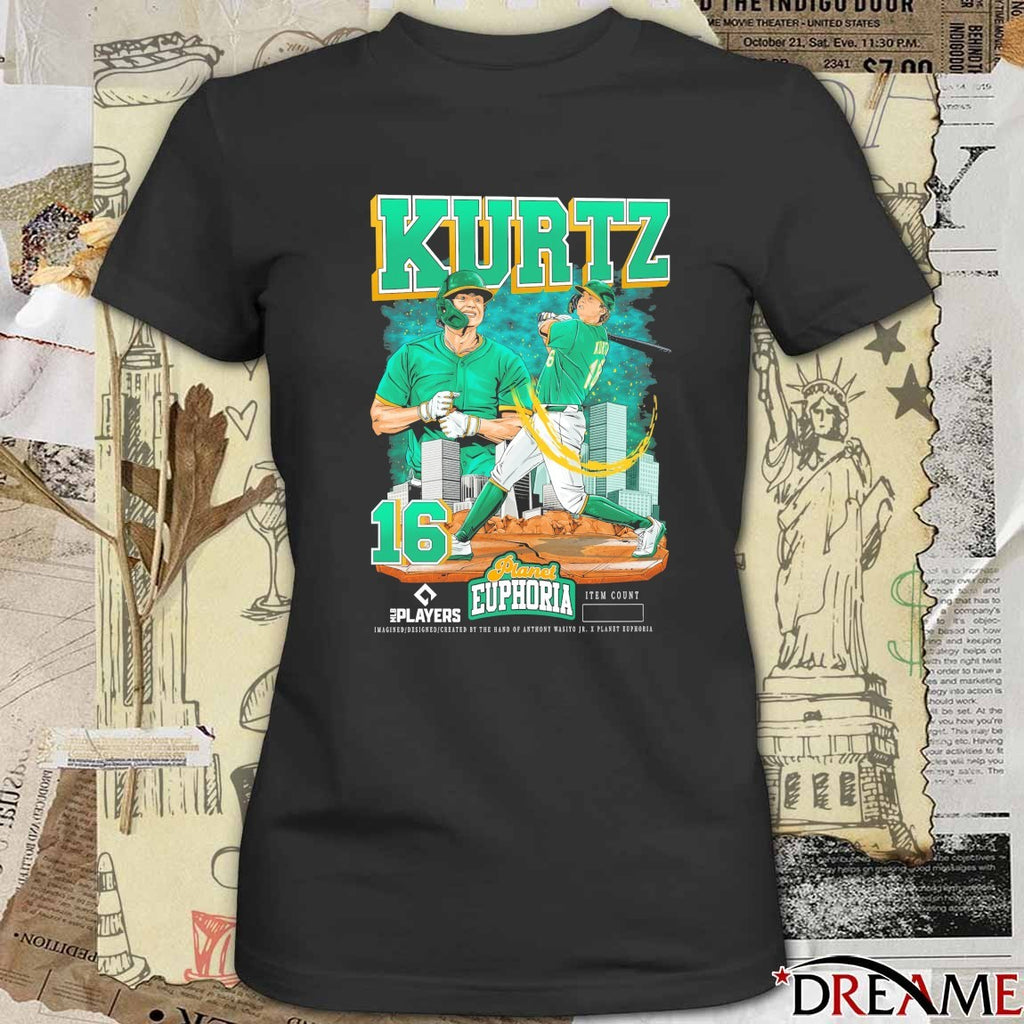 Nick Kurtz Athletics MLB Players Planet Euphoria Artwork 2026 t-shirt