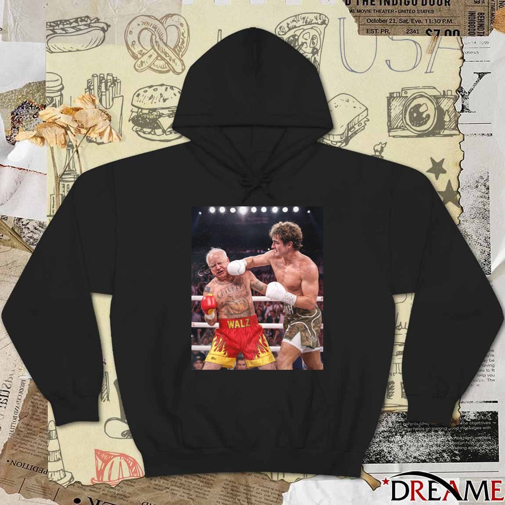 Nick Shirley and Tim Walz Knocked Out t-shirt