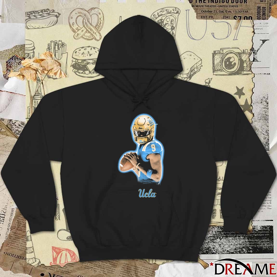 Nico Iamaleava UCLA Bruins Football NCAA Fan Club Portrait t-shirt