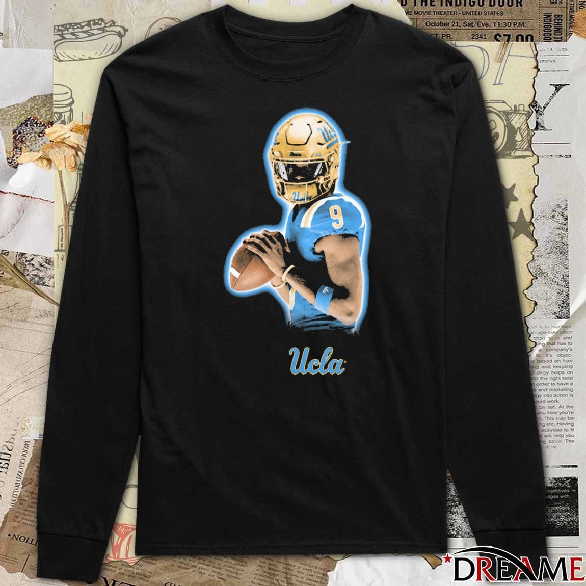 Nico Iamaleava UCLA Bruins Football NCAA Fan Club Portrait t-shirt