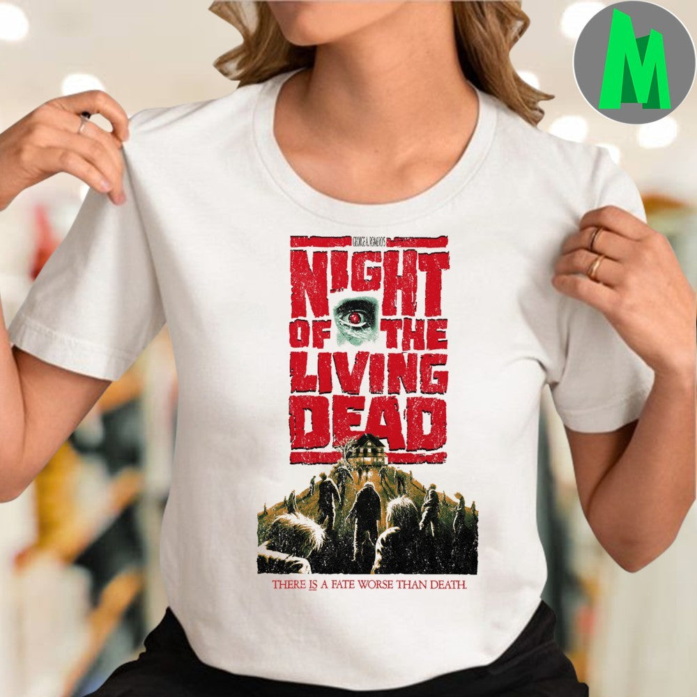 Night of the Living Dead Classic Movie Poster T-Shirt