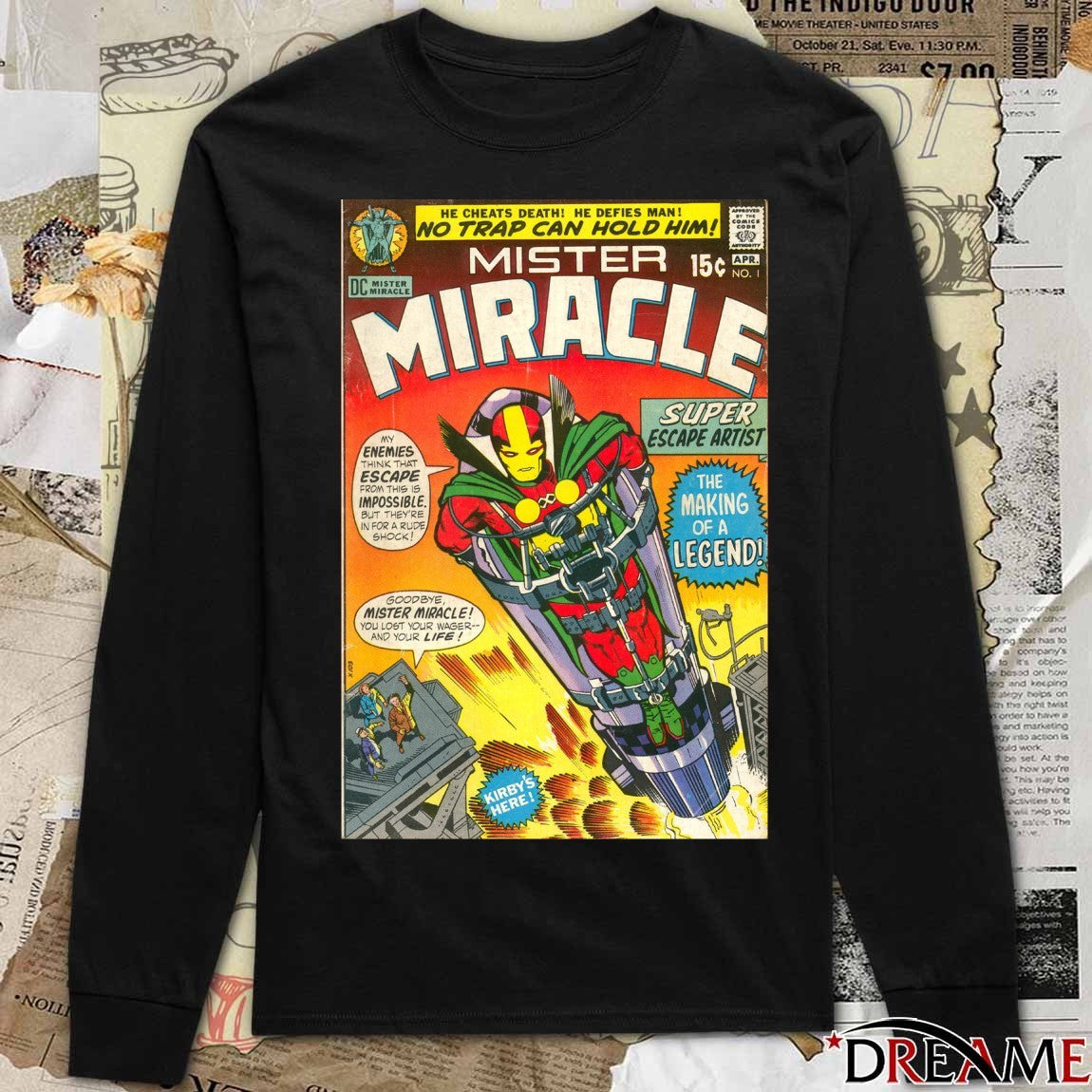 No Trap Can Hold Him Mister Miracle The Making Of A Legend Poster t-shirt