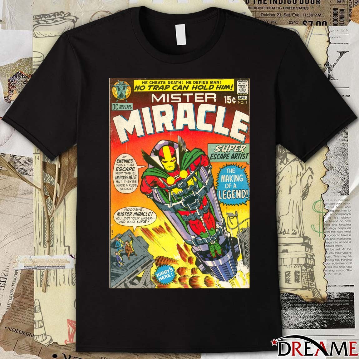 No Trap Can Hold Him Mister Miracle The Making Of A Legend Poster t-shirt