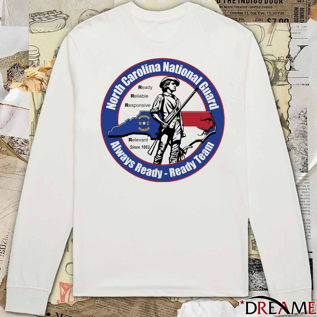 North Carolina National Guard Always Ready Ready Team Logo t-shirt