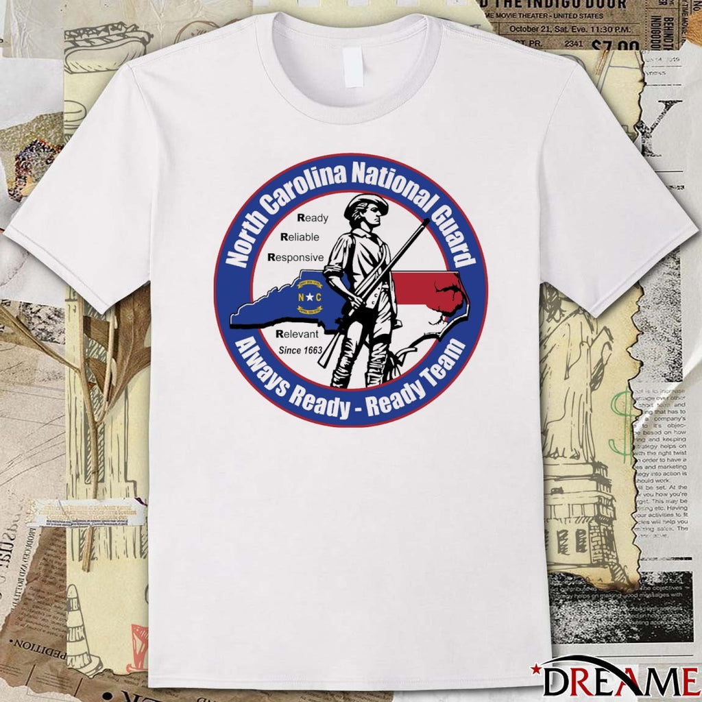 North Carolina National Guard Always Ready Ready Team Logo t-shirt