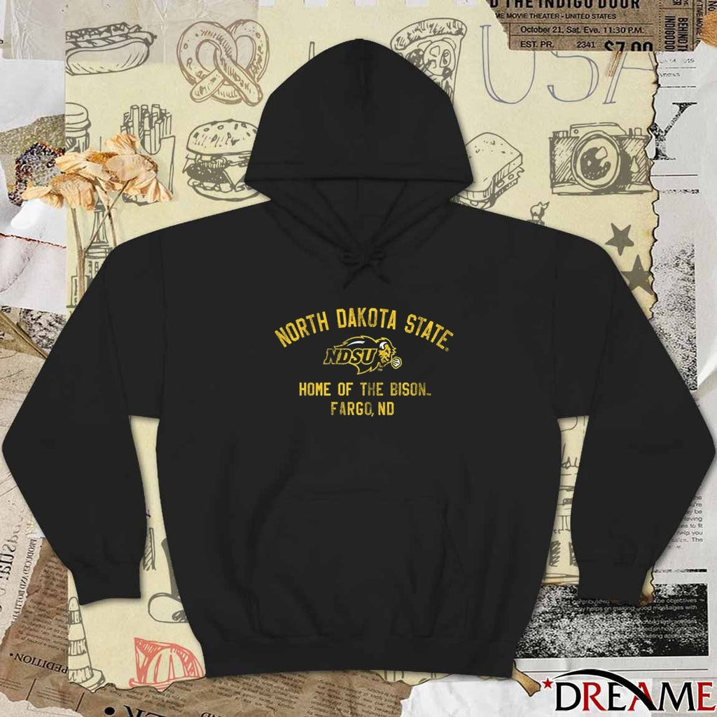 North Dakota State University Bison Home Of The Bison Fargo, ND Vintage t-shirt