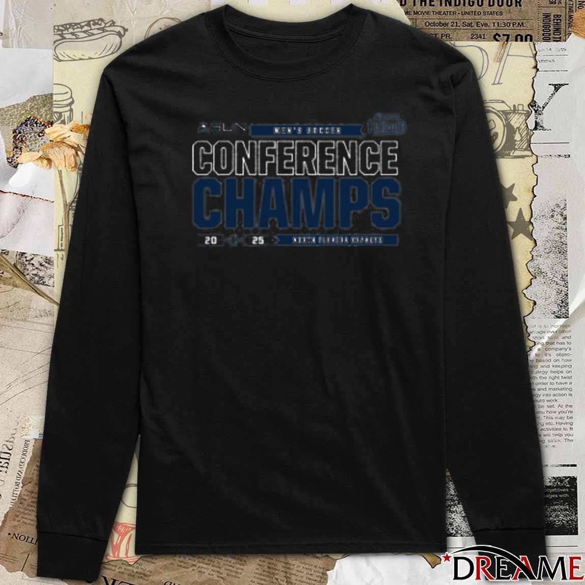 North Florida Ospreys Men’s Soccer Conference Champions 2025 t-shirt