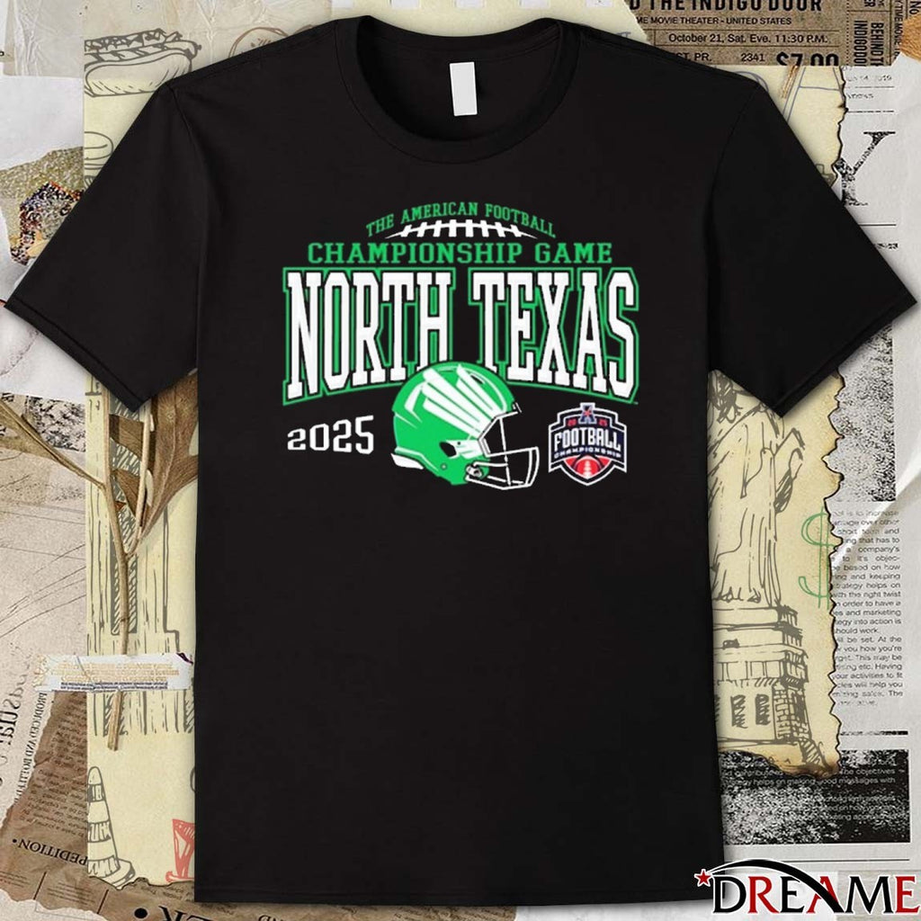 North Texas Mean Green Green The American AAC Football Championship Game Bound t-shirt