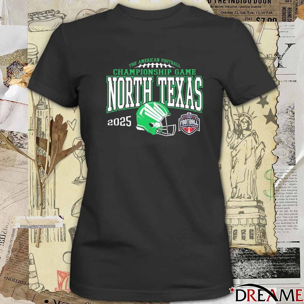 North Texas Mean Green Green The American AAC Football Championship Game Bound t-shirt