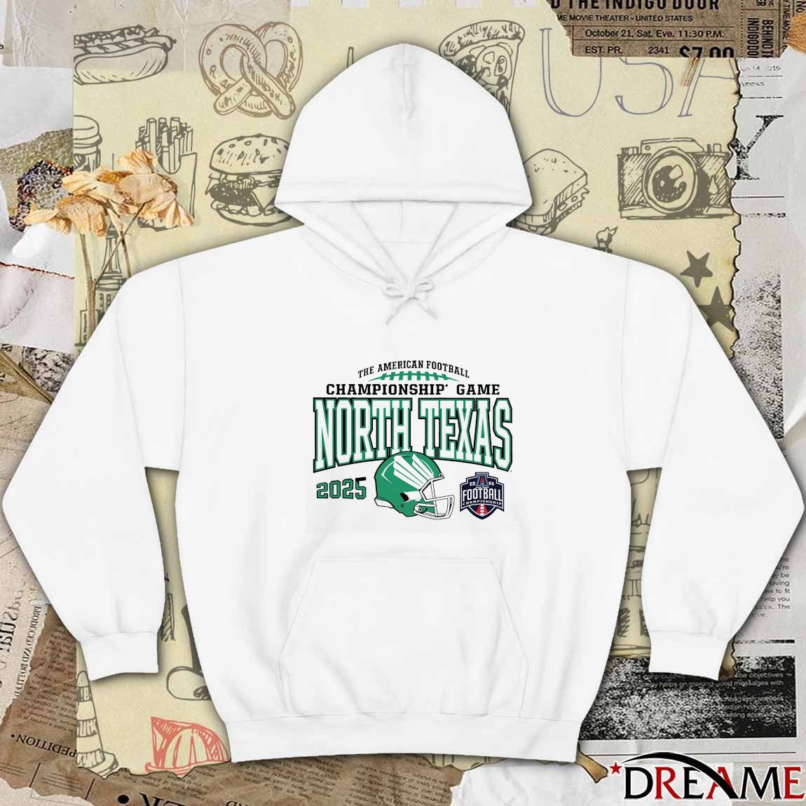 North Texas Mean Green The American Football Championship Game 2025 t-shirt