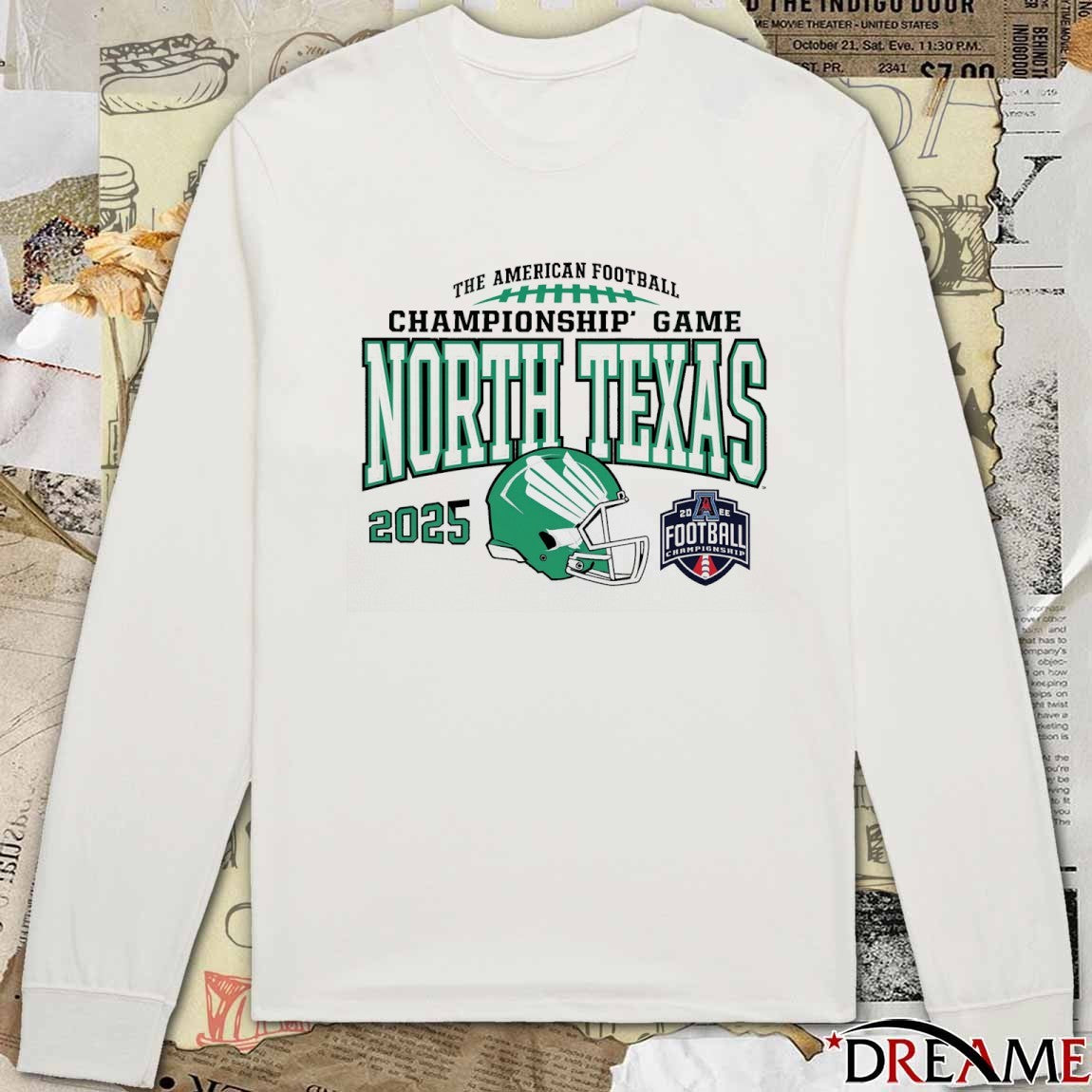 North Texas Mean Green The American Football Championship Game 2025 t-shirt