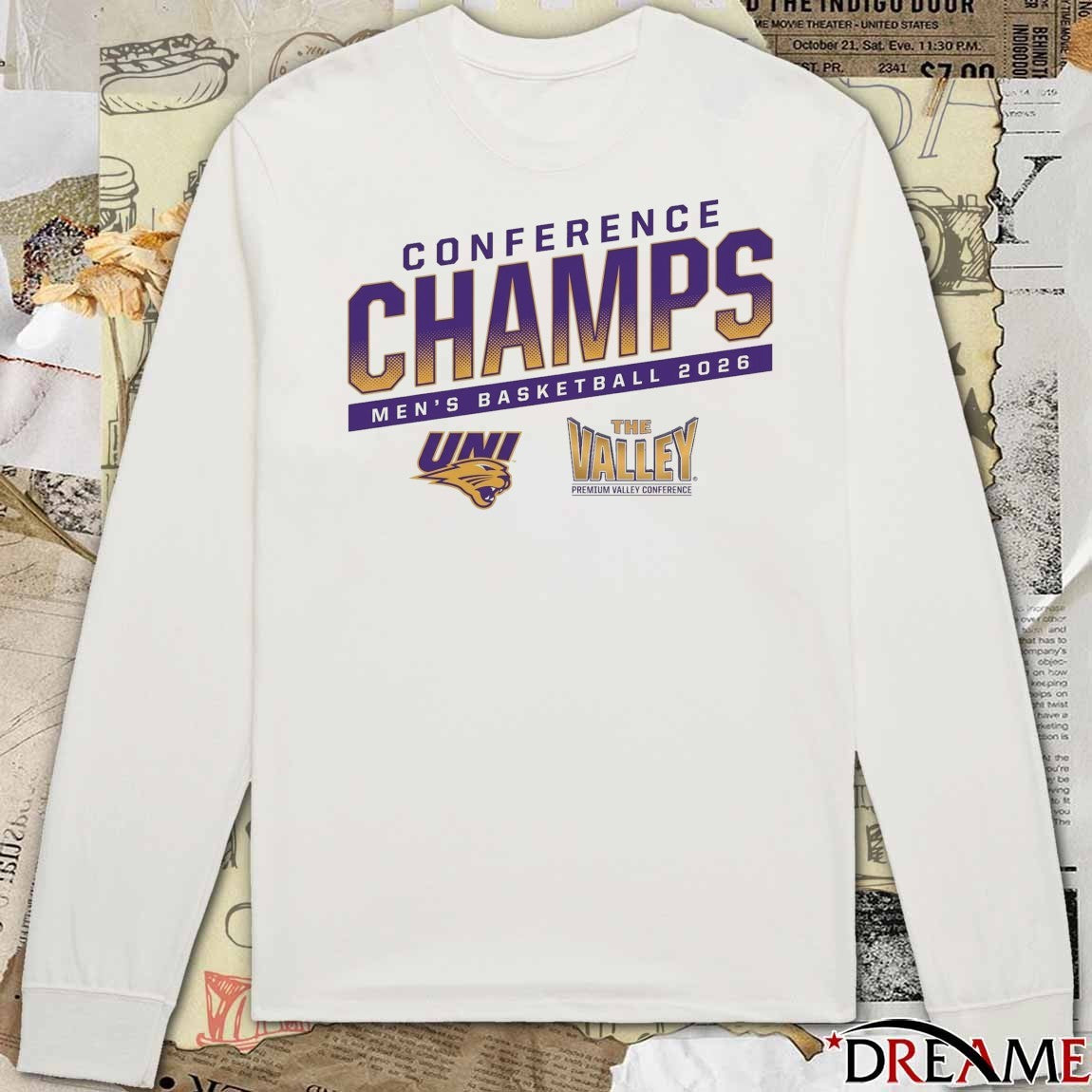 Northern Iowa Panthers 2026 Men’s Basketball Conference Champs The Valley t-shirt