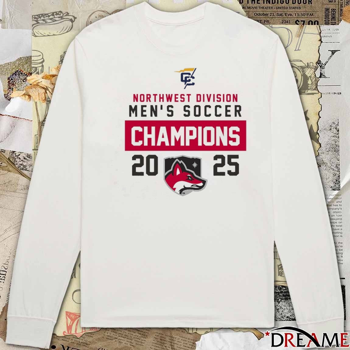 Northwest Diviion Men’s Soccer Champions 2025 North Greenville Trailblazers t-shirt