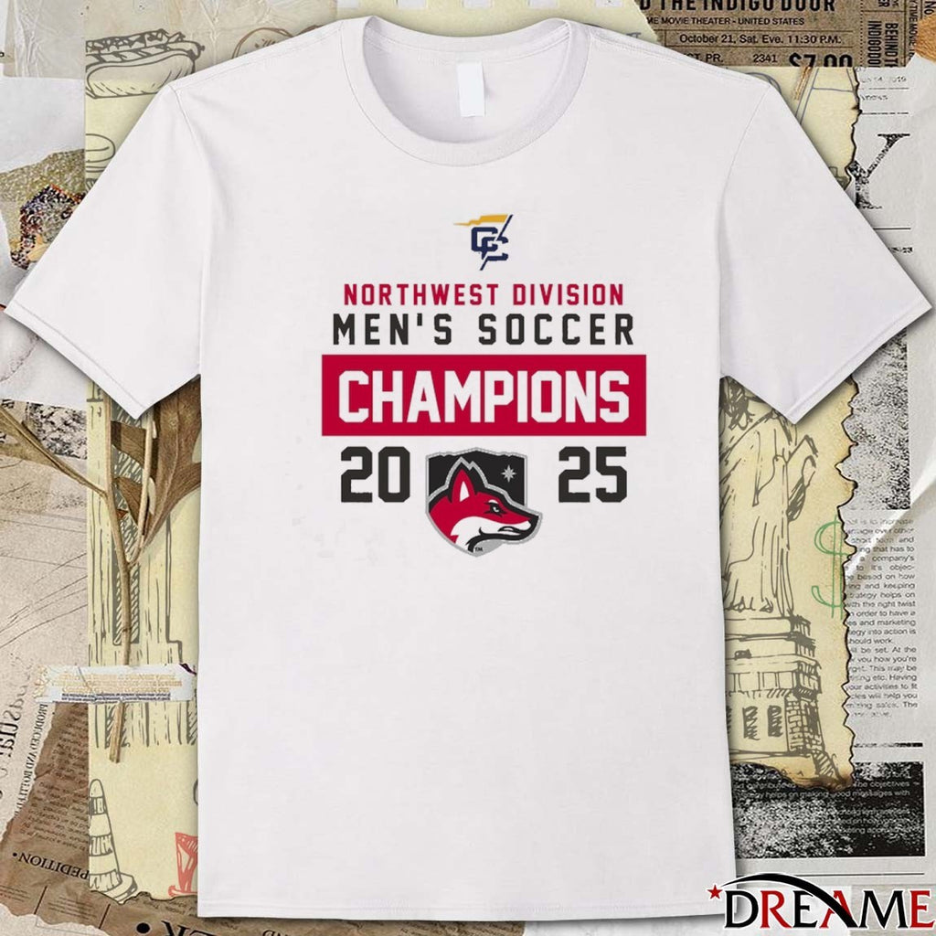 Northwest Diviion Men’s Soccer Champions 2025 North Greenville Trailblazers t-shirt