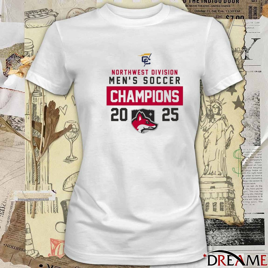 Northwest Diviion Men’s Soccer Champions 2025 North Greenville Trailblazers t-shirt