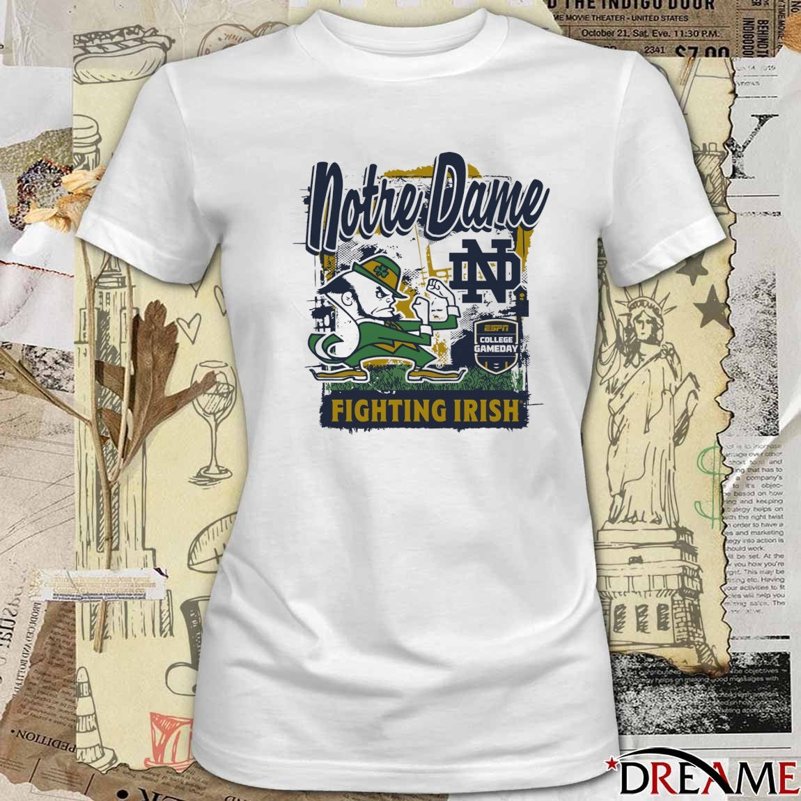 Notre Dame Fighting Irish 2025 ESPN College GameDay Mascot Runner t-shirt