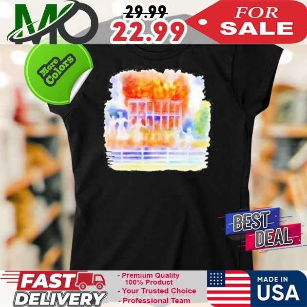 Nottoway Plantation Caught Fire And Burned To The Ground Shirt