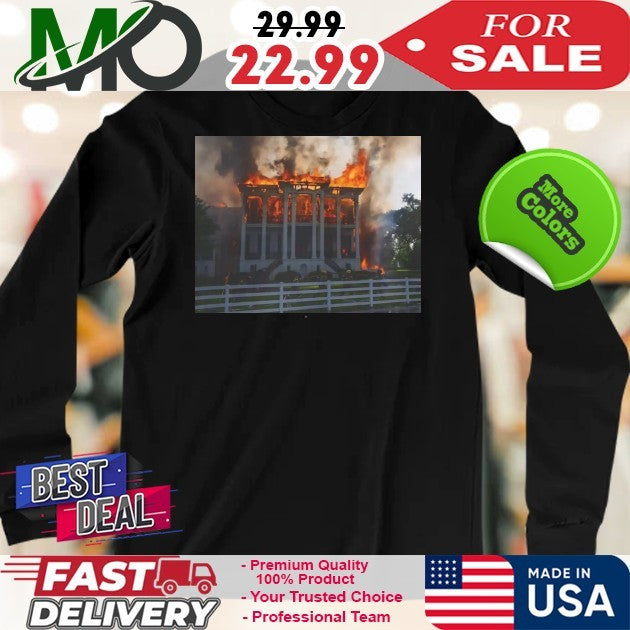 Nottoway Plantation Fire Shirt