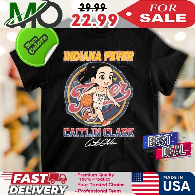 Number 22 Caitlin Clark X Indiana Fever Signatura 2025 Shirt