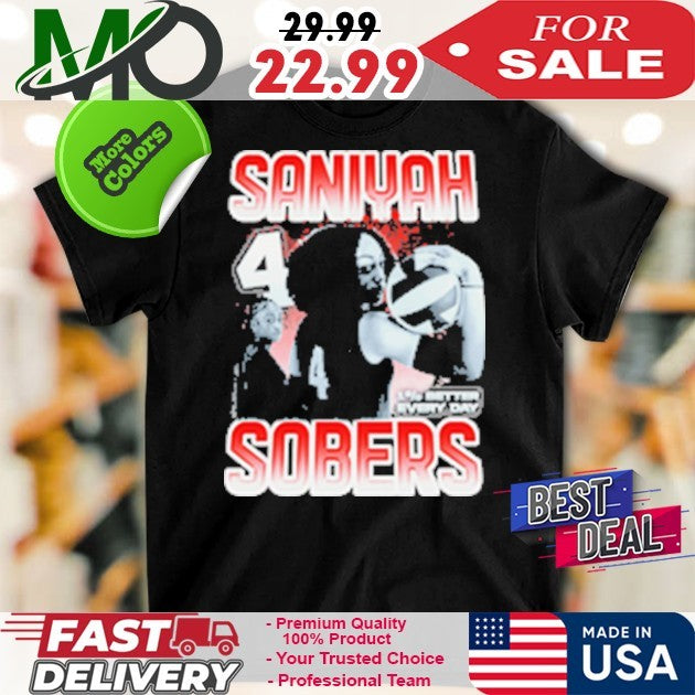 Number 4 Saniyah Sobers 1% Better Every Day Shirt