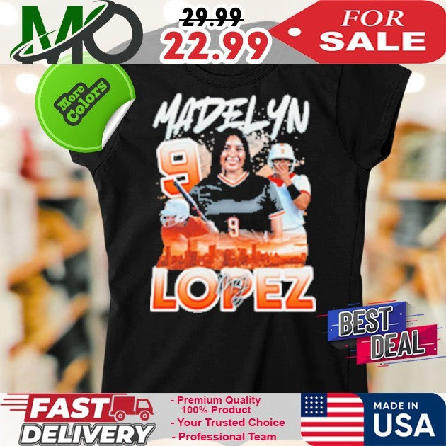 Number 9 Madelyn Lopez Signature Shirt