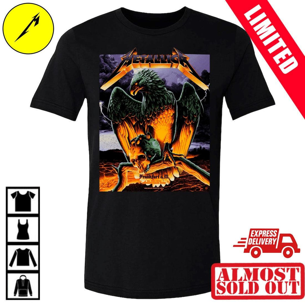 Official Design By Max Loeffler Metallica Frankfurt 24 Mai 2026 Poster Shirt