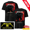 Official Metallica M72 Berlin Germany 2026 Two Sided Shirt Pop-Up Shop Janta Island Bear Olympiastadion