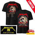 Official Metallica M72 Tour Chorzow 2026 Shirt – Two Sides Polish Dragon – Poland Stadion Slaski May 19