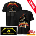 Official Metallica M72 Tour Frankfurt Germany 2026 Two Sides Shirt – Deutsche Bank Park Vance Kelly Art