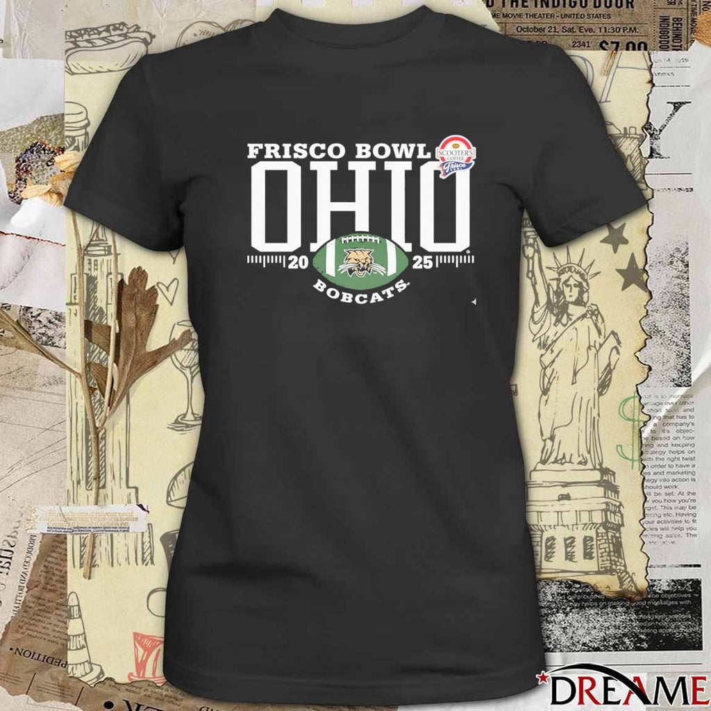 Ohio Bobcats 2025 Scooter’s Coffee Frisco Bowl t-shirt
