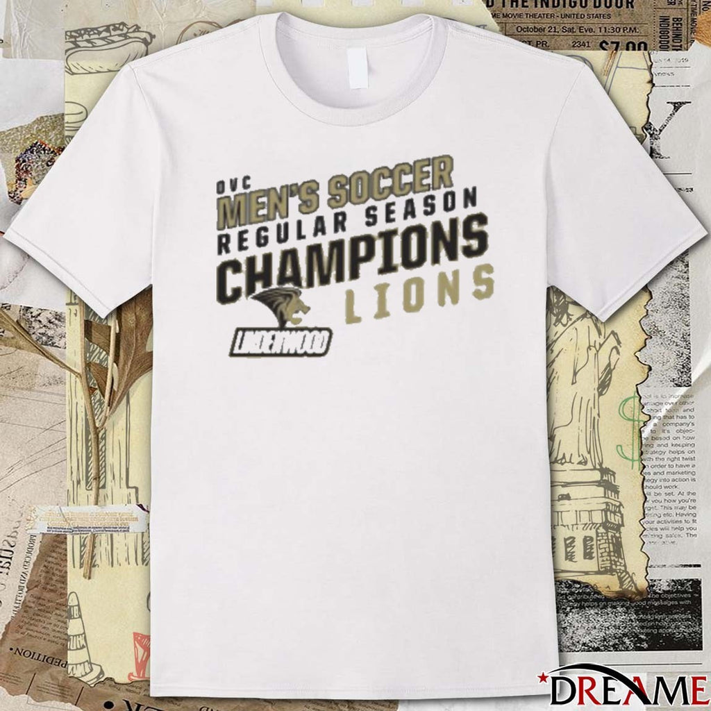 Ohio Valley Conference OVC Lindenwood Lions Men’s Soccer Regular Season Champions t-shirt