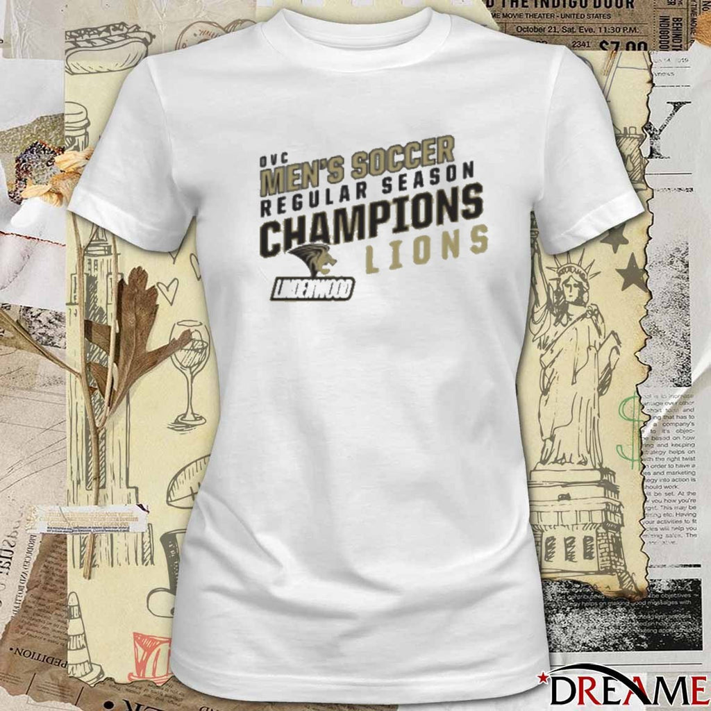 Ohio Valley Conference OVC Lindenwood Lions Men’s Soccer Regular Season Champions t-shirt