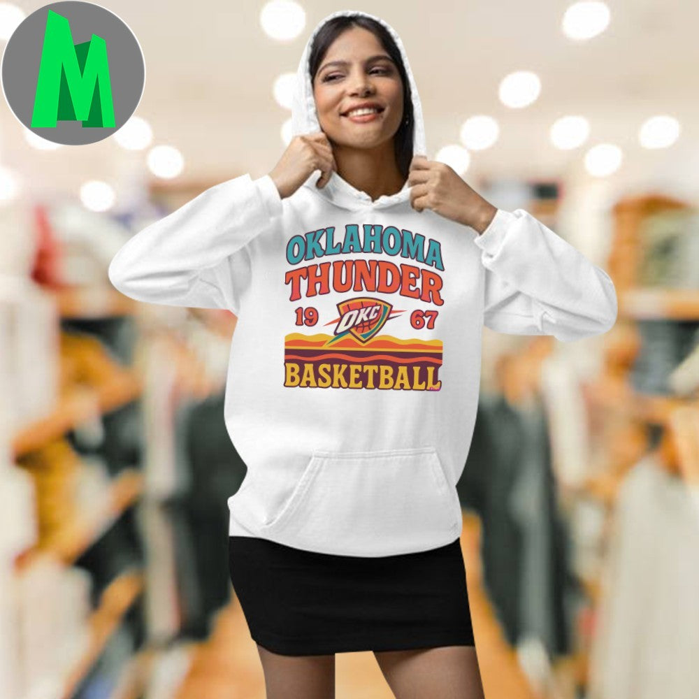 Oklahoma City Thunder Retro Basketball Vintage Game Day Shirt
