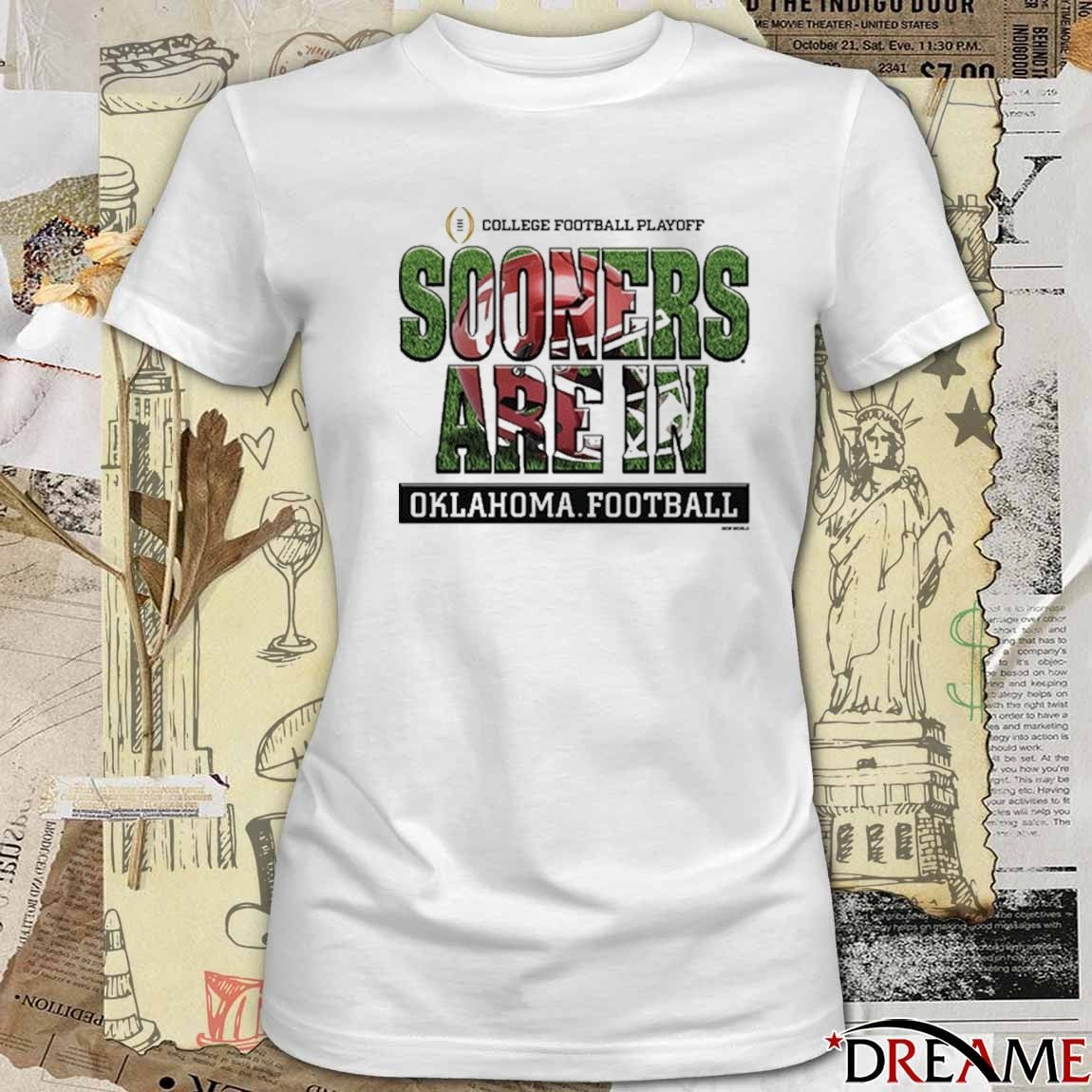 Oklahoma Sooners 2025-26 College Football Playoff Bound Sooners Are In Helmet t-shirt