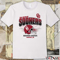 Oklahoma Sooners Football NCAA Helmet Grid Boomer Sooner Norman OK t-shirt
