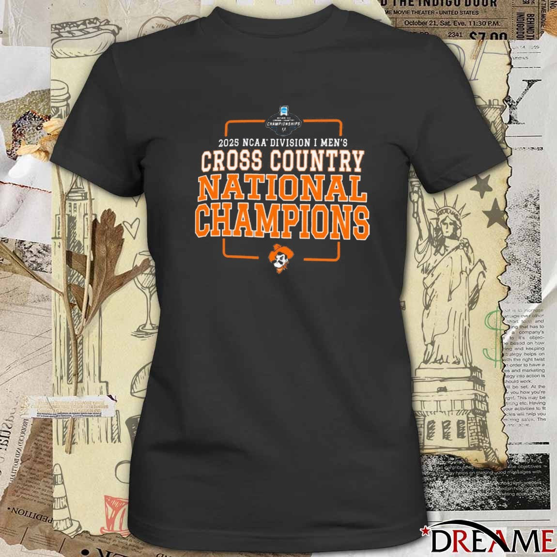 Oklahoma State Cowboys 2025 NCAA Division I Men’s Cross Country National Champions t-shirt