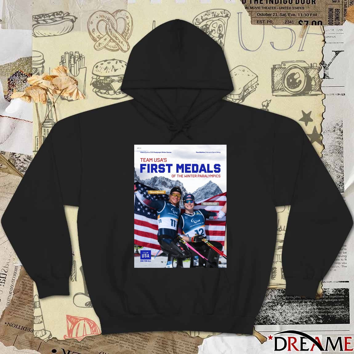 Oksana Masters And Kendall Gretsch Team USA’s First Medals Of The Winter Paralympics Poster t-shirt