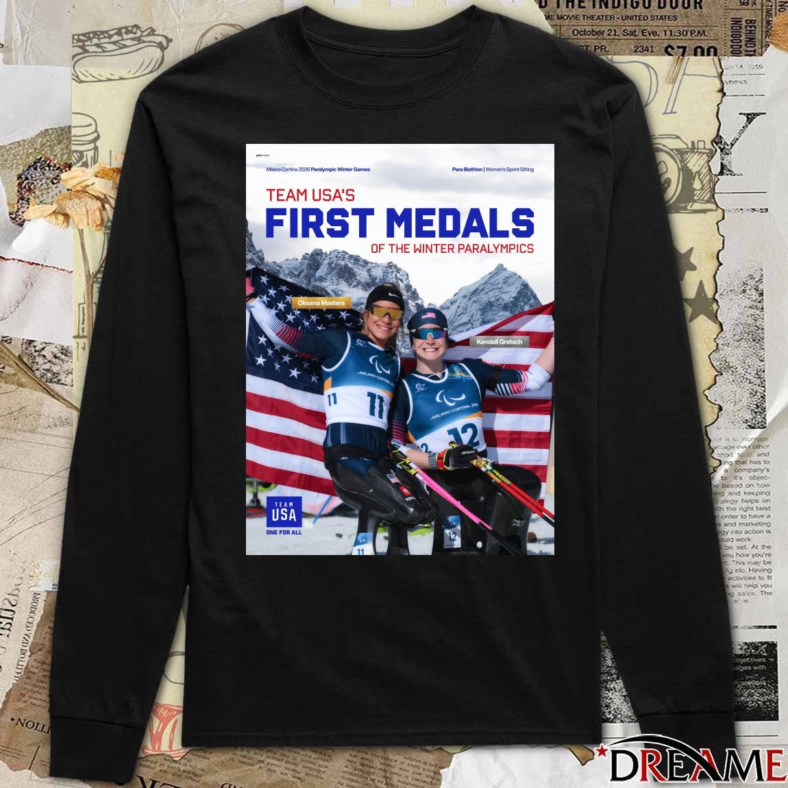 Oksana Masters And Kendall Gretsch Team USA’s First Medals Of The Winter Paralympics Poster t-shirt