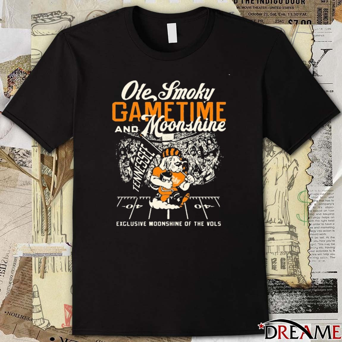 Ole Smoky Gametime And Moonshine Exclusive Moonshine Of The Vols Tennessee Volunteers t-shirt