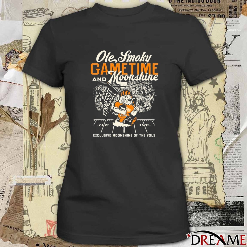 Ole Smoky Gametime And Moonshine Exclusive Moonshine Of The Vols Tennessee Volunteers t-shirt