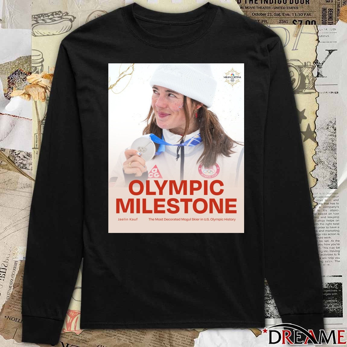 Olympic Milestone Jaelin Kauf The Most Decorated Mogul Skier In U.s. Olympic History t-shirt