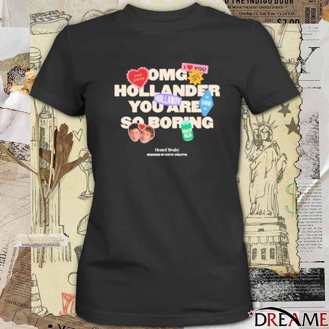 Omg Hollander Hollanov You Are So Boring Heated Rivalry Designed By Cotta Creative t-shirt