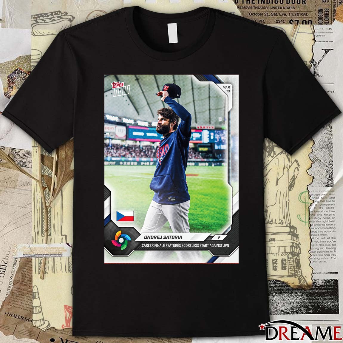 Ondrej Satoria Career Finale Features Scoreless Start Against Jpn t-shirt