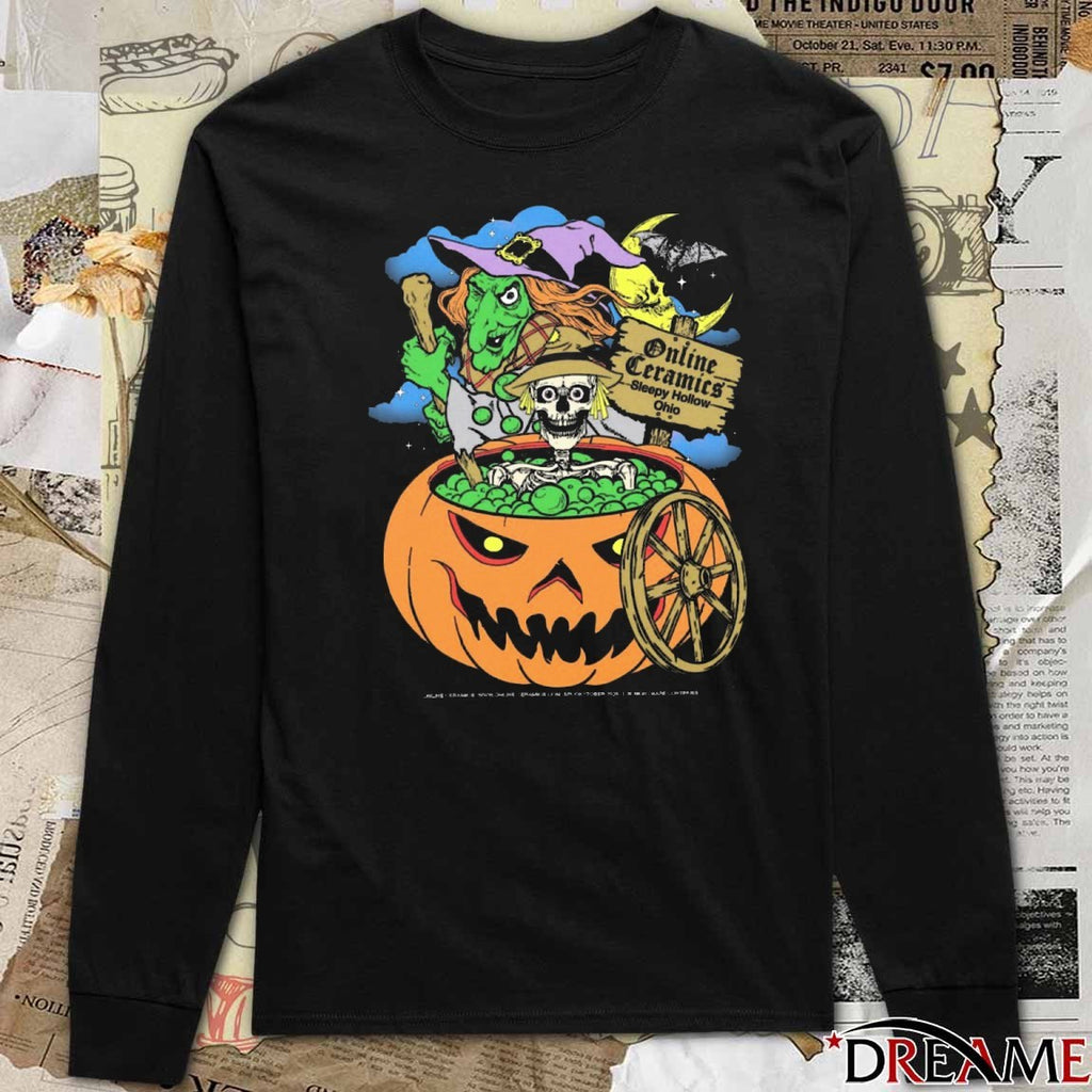 Online Ceramics Sleepy Hollow Ohio Halloween 2025 t-shirt