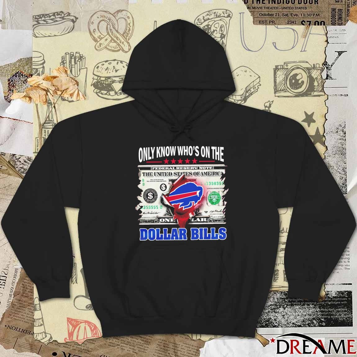 Only Know Who’s On The Dollar Bills The United States Of America t-shirt
