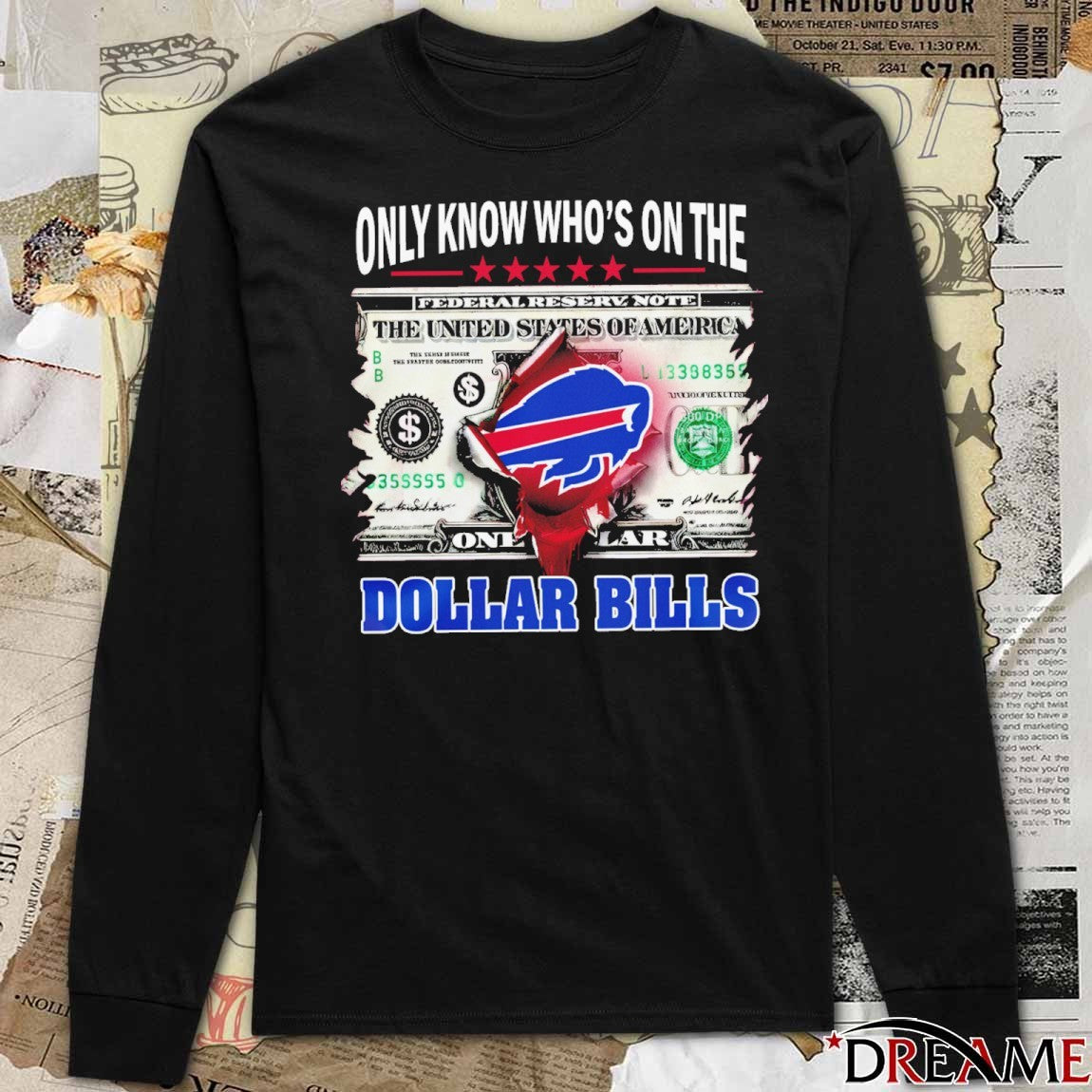 Only Know Who’s On The Dollar Bills The United States Of America t-shirt