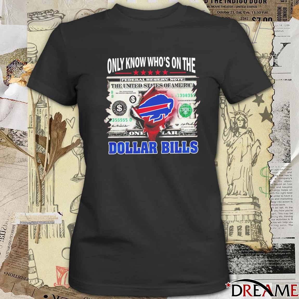 Only Know Who’s On The Dollar Bills The United States Of America t-shirt