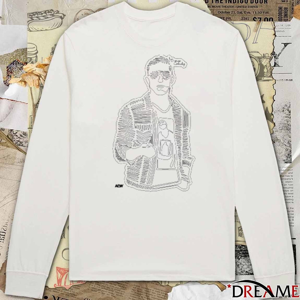 Orange Cassidy – Doodle AEW 2025 t-shirt