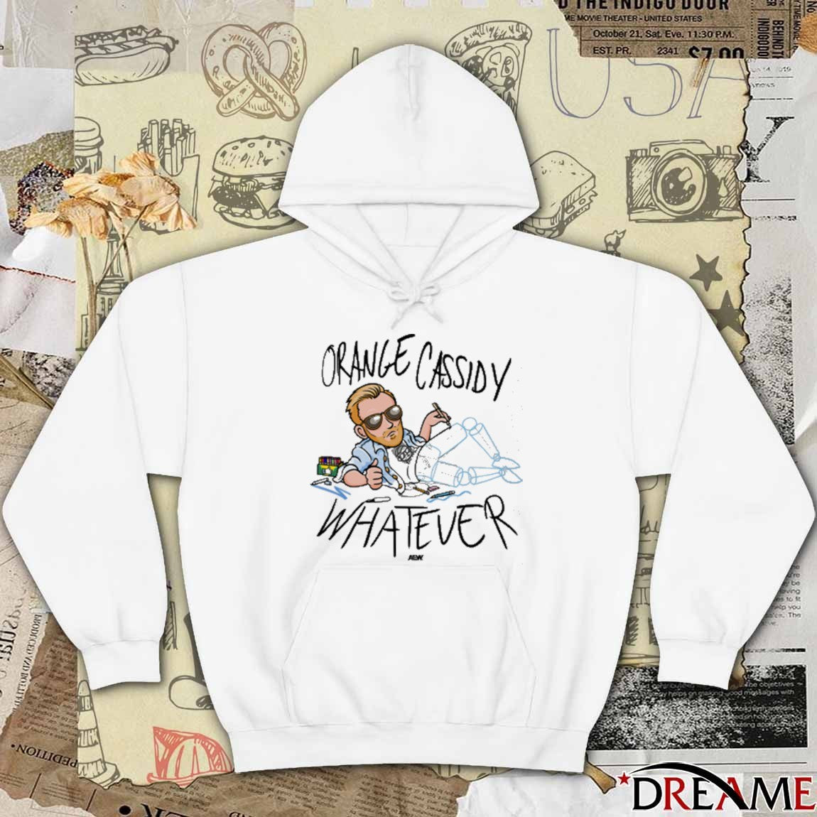 Orange Cassidy It’s for Kids or Whatever AEW t-shirt